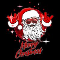 Funny Merry Christmas Disco Santa Claus Zip Tote Bag