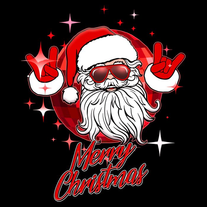Funny Merry Christmas Disco Santa Claus Zip Tote Bag