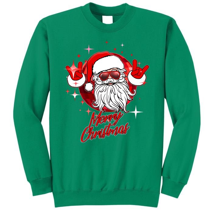 Funny Merry Christmas Disco Santa Claus Sweatshirt