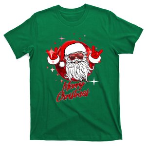 Funny Merry Christmas Disco Santa Claus T-Shirt