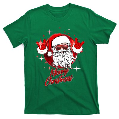 Funny Merry Christmas Disco Santa Claus T-Shirt