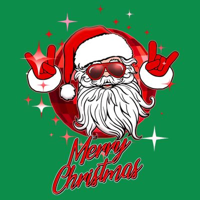 Funny Merry Christmas Disco Santa Claus T-Shirt