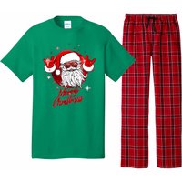 Funny Merry Christmas Disco Santa Claus Pajama Set