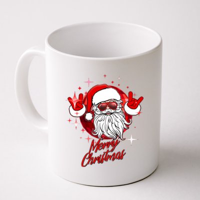 Funny Merry Christmas Disco Santa Claus Coffee Mug