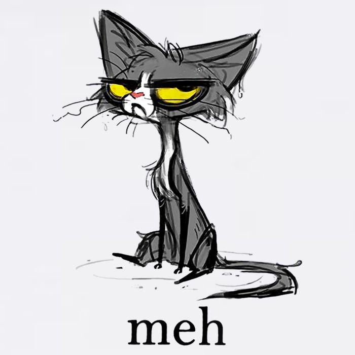 Funny Meh Cat Gift For Cat Lovers Cooling Performance Crew T-Shirt