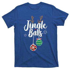 Funny Matching Christmas Couple Chestnuts Jingle Balls Gift T-Shirt