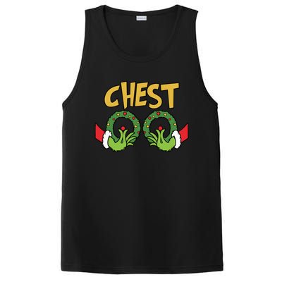 Funny Matching Chestnuts Couples Christmas Family Holiday Cute Gift PosiCharge Competitor Tank