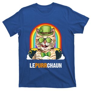 Funny Munchkin Cat Lepurrchaun St Patricks Day Gift T-Shirt