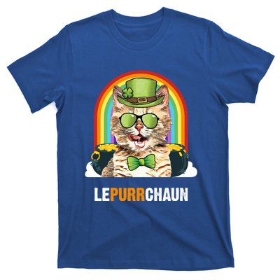 Funny Munchkin Cat Lepurrchaun St Patricks Day Gift T-Shirt