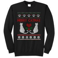 Funny Merry Catmas Ugly Christmas Sweatshirt