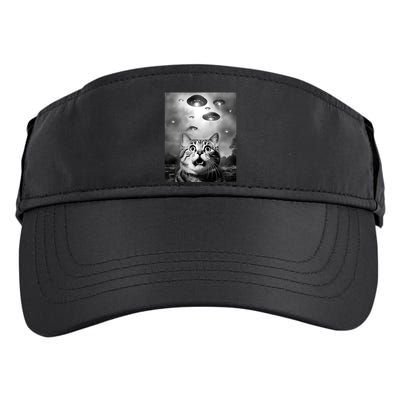 Funny Meme Cat Selfie With Alien Ufos Funny Cat Lovers Aliens Ufo Adult Drive Performance Visor