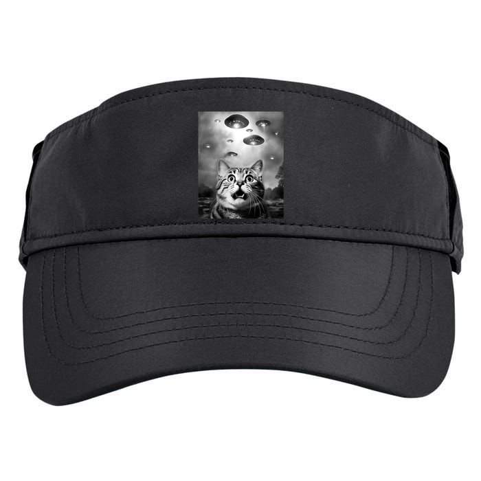 Funny Meme Cat Selfie With Alien Ufos Funny Cat Lovers Aliens Ufo Adult Drive Performance Visor