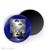 Funny Meme Cat Selfie With Alien Ufos Funny Cat Lovers Aliens Ufo Magnet