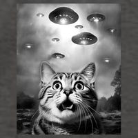 Funny Meme Cat Selfie With Alien Ufos Funny Cat Lovers Aliens Ufo Vector Backpack