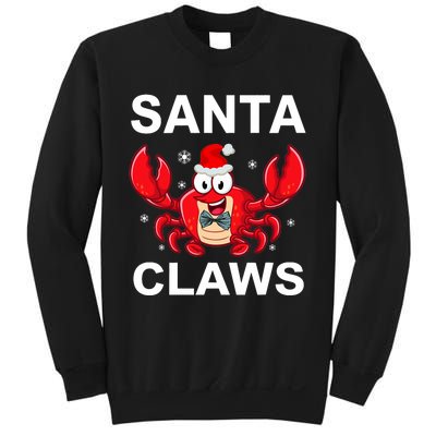 Funny Merry Christmas Santa Claw Crab Crustacean Claus Xmas Sweatshirt