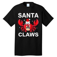 Funny Merry Christmas Santa Claw Crab Crustacean Claus Xmas Tall T-Shirt