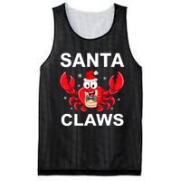 Funny Merry Christmas Santa Claw Crab Crustacean Claus Xmas Mesh Reversible Basketball Jersey Tank