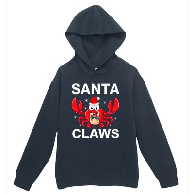 Funny Merry Christmas Santa Claw Crab Crustacean Claus Xmas Urban Pullover Hoodie