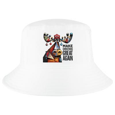 Funny Make Christmas Great Again Moose Trump Election Win Cool Comfort Performance Bucket Hat