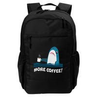 Funny More Coffee Shark Backpack