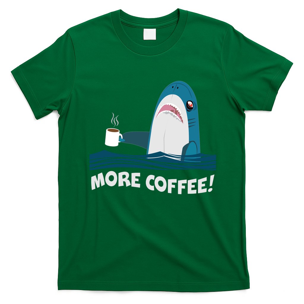 Funny More Coffee Shark T-Shirt