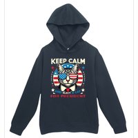 Funny My Cat For President 2024 Political Election Vote 2024 Urban Pullover Hoodie