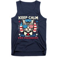 Funny My Cat For President 2024 Political Election Vote 2024 Tank Top