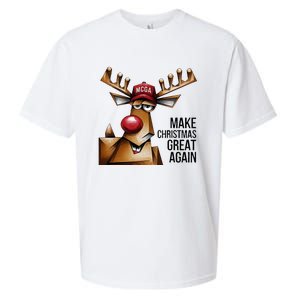 Funny Make Christmas Great Again Reindeer Trump Election Win Sueded Cloud Jersey T-Shirt