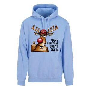 Funny Make Christmas Great Again Reindeer Trump Election Win Unisex Surf Hoodie