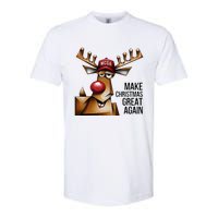 Funny Make Christmas Great Again Reindeer Trump Election Win Softstyle CVC T-Shirt