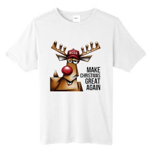 Funny Make Christmas Great Again Reindeer Trump Election Win Tall Fusion ChromaSoft Performance T-Shirt