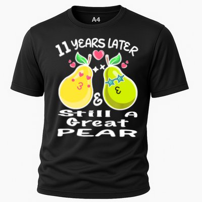Funny Matching Couple 11th Year Wedding Anniversary Performance Shirt