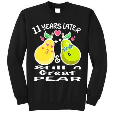 Funny Matching Couple 11th Year Wedding Anniversary Sweatshirt