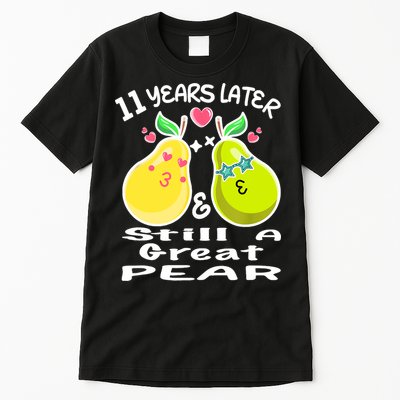 Funny Matching Couple 11th Year Wedding Anniversary Tall T-Shirt