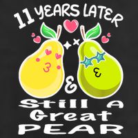 Funny Matching Couple 11th Year Wedding Anniversary 11oz C Handle Ceramic Mug