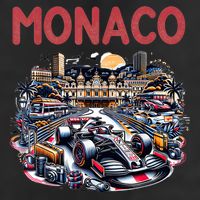 Formula Monaco City Monte Carlo Circuit Racetrack Travel 25L Jumbo Tote