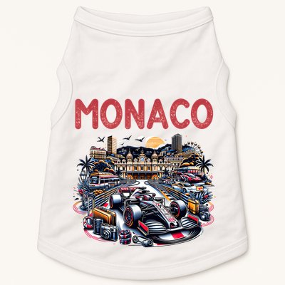 Formula Monaco City Monte Carlo Circuit Racetrack Travel Doggie Tank