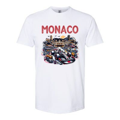 Formula Monaco City Monte Carlo Circuit Racetrack Travel Softstyle CVC T-Shirt