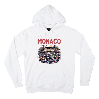 Formula Monaco City Monte Carlo Circuit Racetrack Travel Hoodie