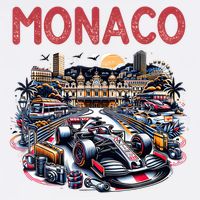 Formula Monaco City Monte Carlo Circuit Racetrack Travel Adult Drive Performance Visor