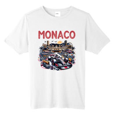 Formula Monaco City Monte Carlo Circuit Racetrack Travel Tall Fusion ChromaSoft Performance T-Shirt