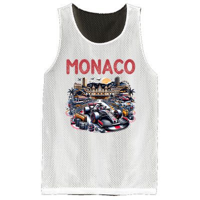 Formula Monaco City Monte Carlo Circuit Racetrack Travel Mesh Reversible Basketball Jersey Tank