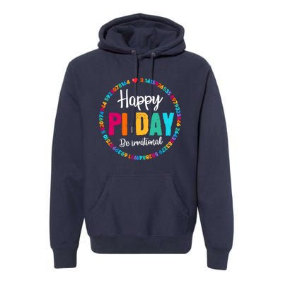 Funny Math Coach Teacher Pi Day Lover Premium Hoodie