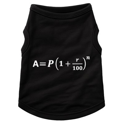 Funny Minimalist Compound Interest Formula Investor Trader Doggie Tank