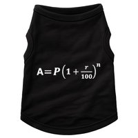 Funny Minimalist Compound Interest Formula Investor Trader Doggie Tank