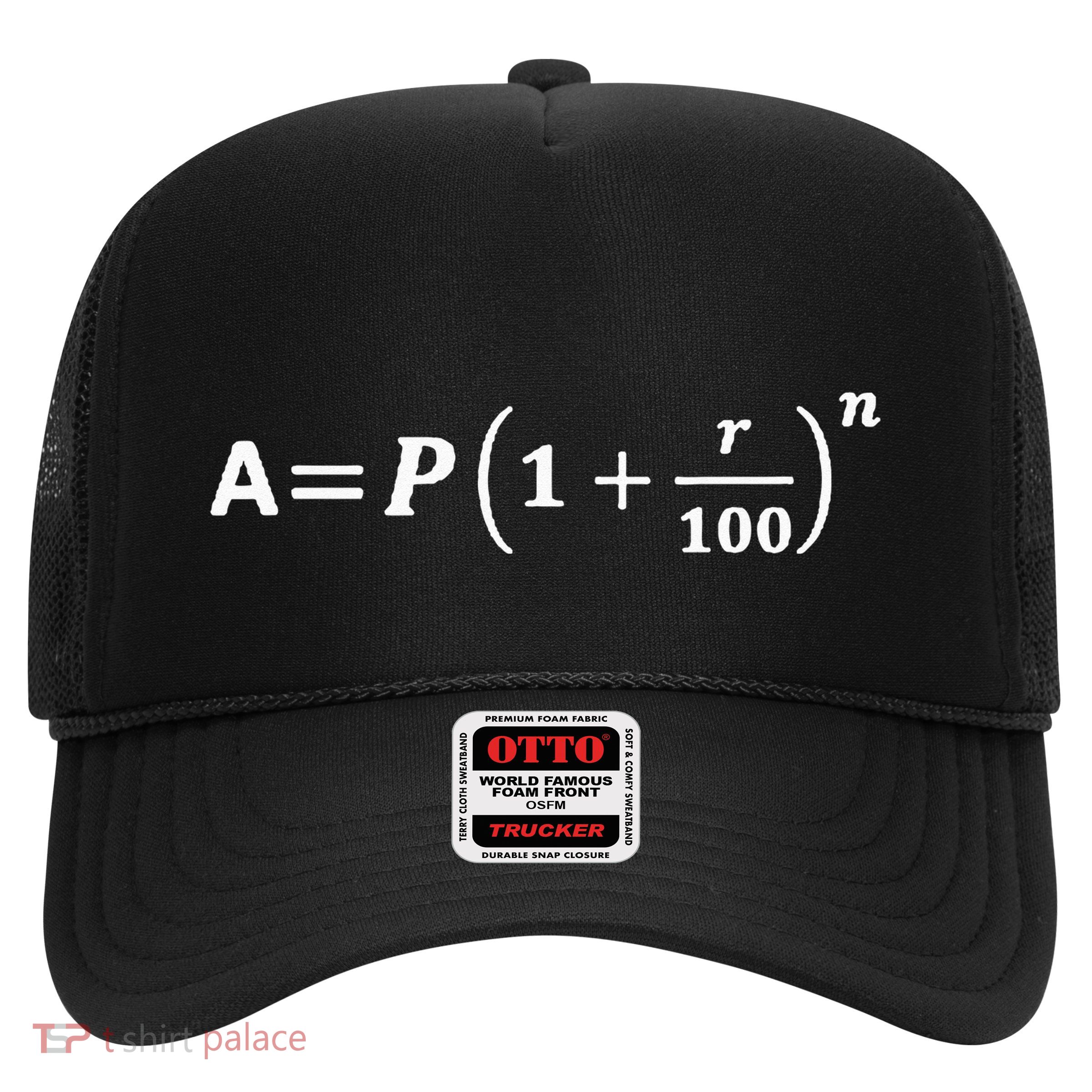 Funny Minimalist Compound Interest Formula Investor Trader Trucker Hat