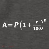 Funny Minimalist Compound Interest Formula Investor Trader Vector Backpack