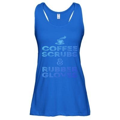 Funny Medical : Coffee Scrubs And Rubber Gloves Gift Ladies Essential Flowy Tank