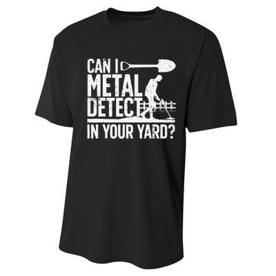 Funny Metal Detecting Design For Metal Detectorist Performance Sprint T-Shirt