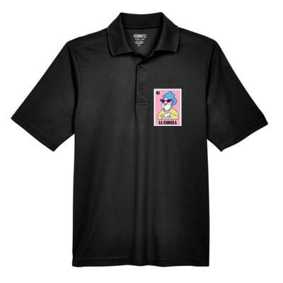 Funny Mexican Design For Grandma La Fabuela Men's Origin Performance Pique Polo